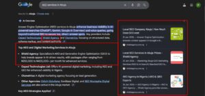 How to get more leads online in Dubai SEO strategy How to grow a business online in UAE 2026 roadmap What is Google AI overview UAE search result example Shield Agency UAE digital marketing growth chart