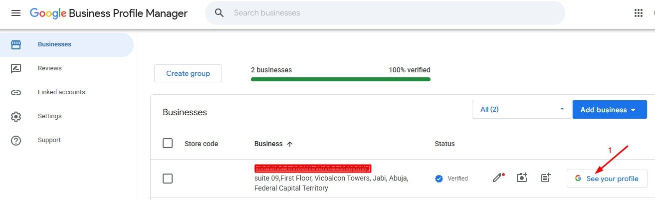 Step 1: Open your Google Business Profile Console