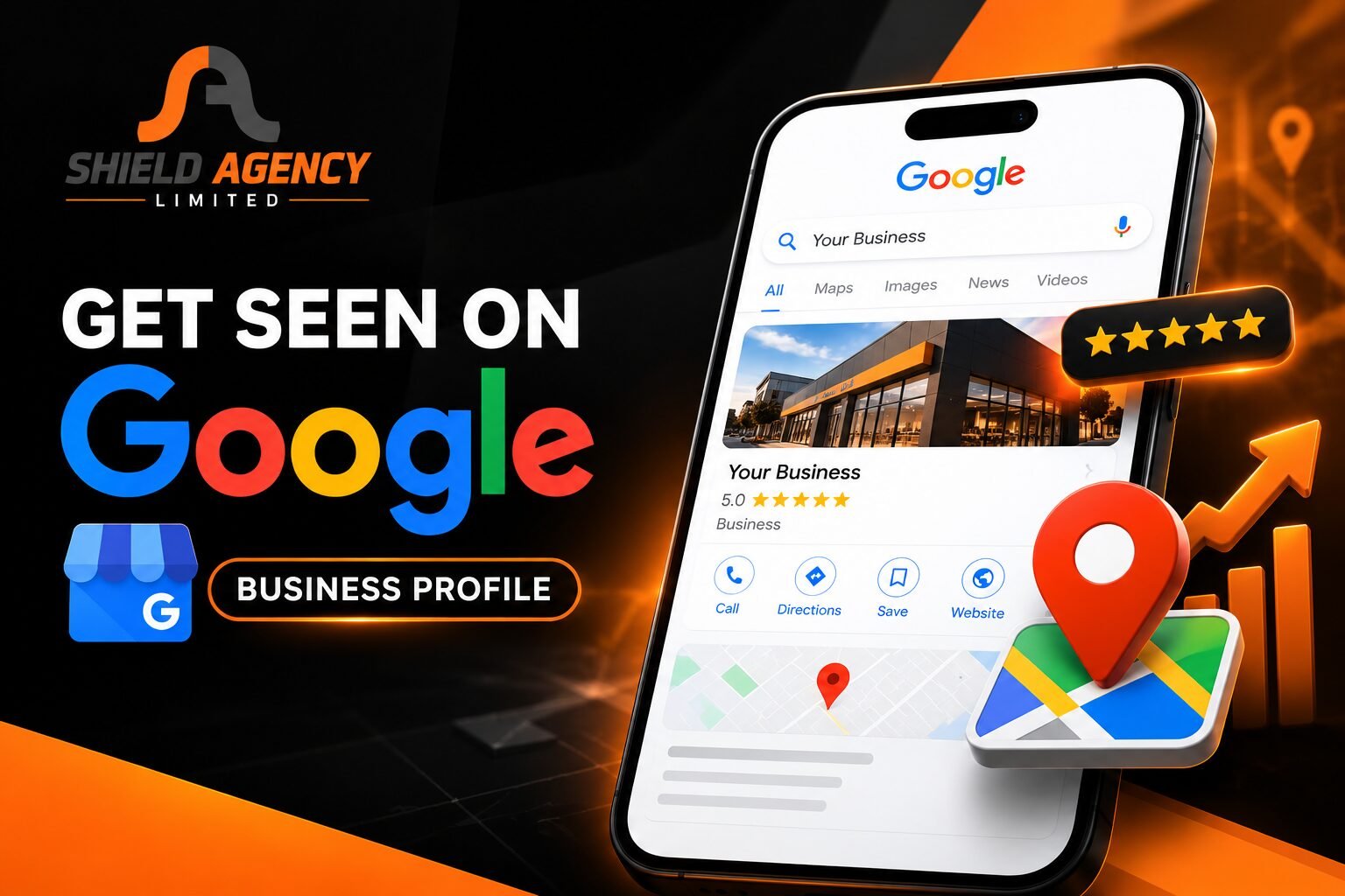 Get Seen On Google - Shield Agency Limited Local SEO Strategy